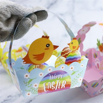 AFAZ New Trading UG Geschenkbox Oster-Geschenkbox mit niedlichem Cartoon-Tier, 4 Stück (1 St)