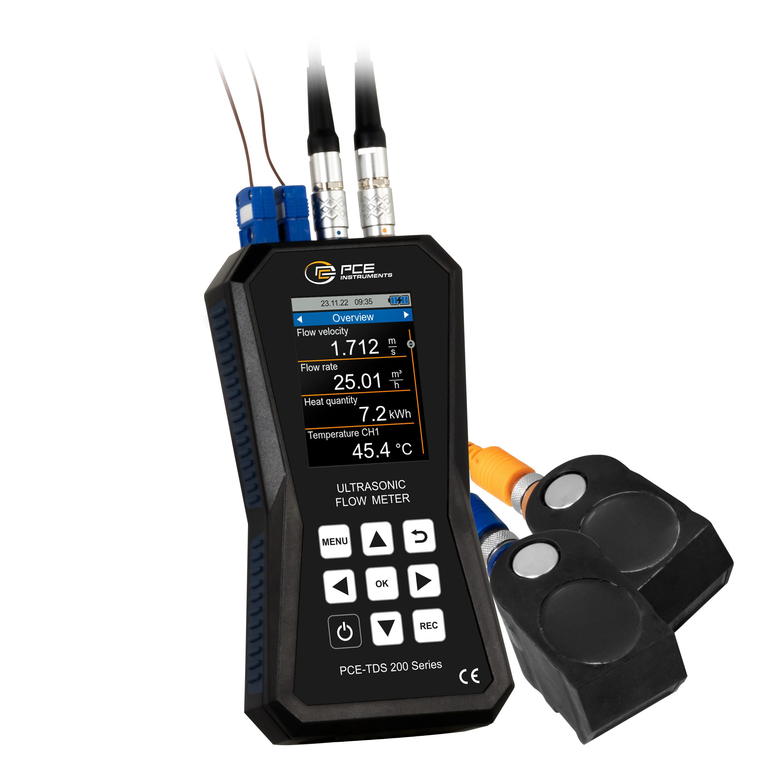PCE Instruments Strommessgerät PCE Instruments Ultraschall-Durchflussmessgerät PCE-TDS 200+ M