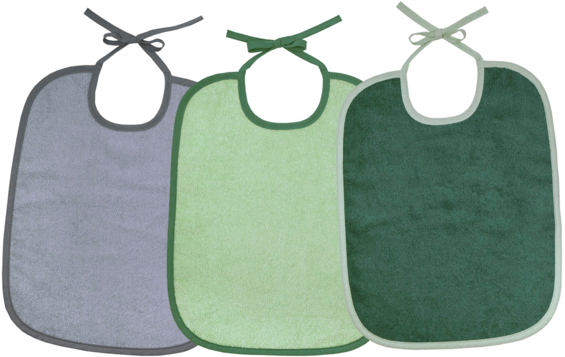 Lätzchen Bindelätzchen 3er Pack 32x40 cm
