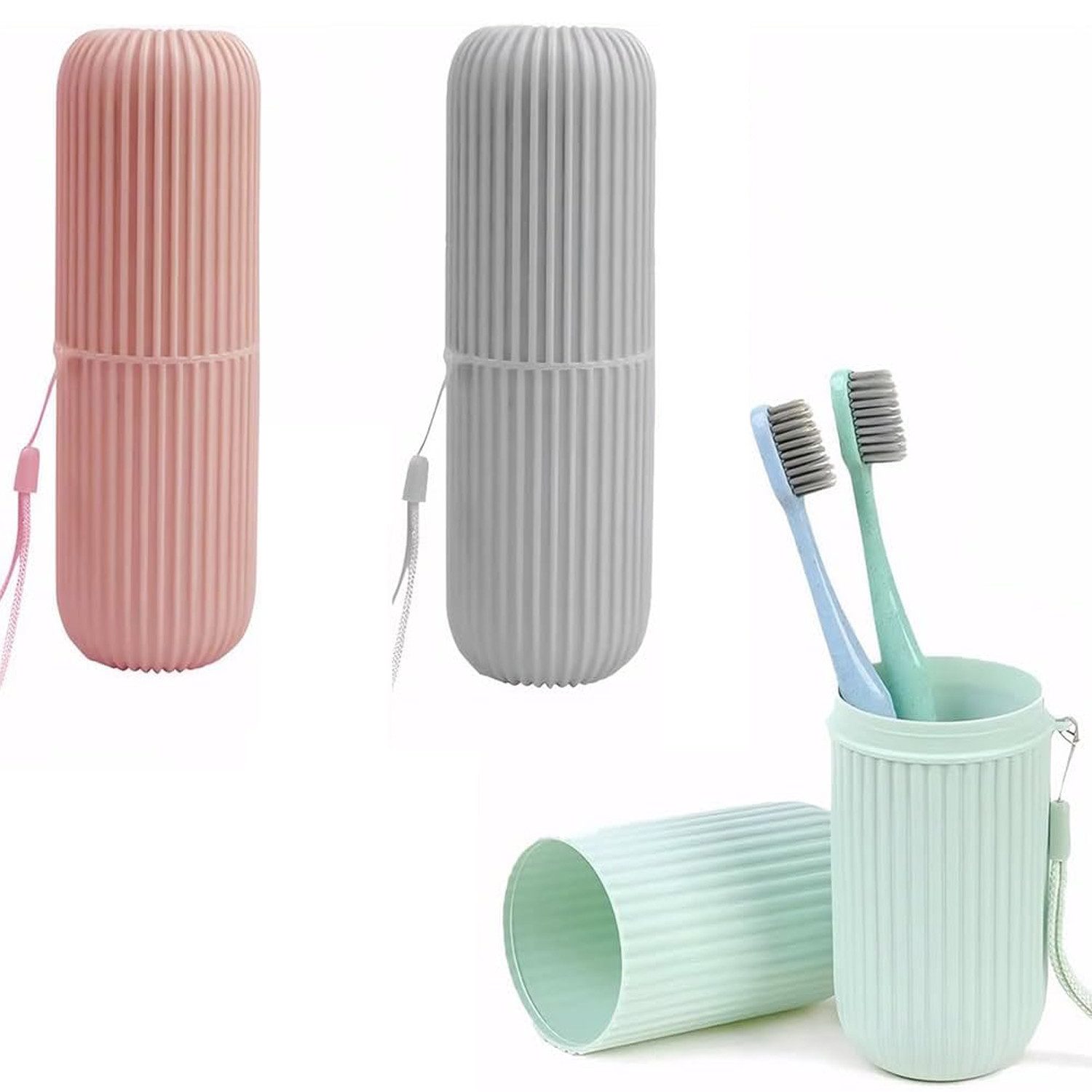 RWEUOQ Zahnbürstenhalter Zahnputzbecher Zahnbürsten Etui für günstig online kaufen