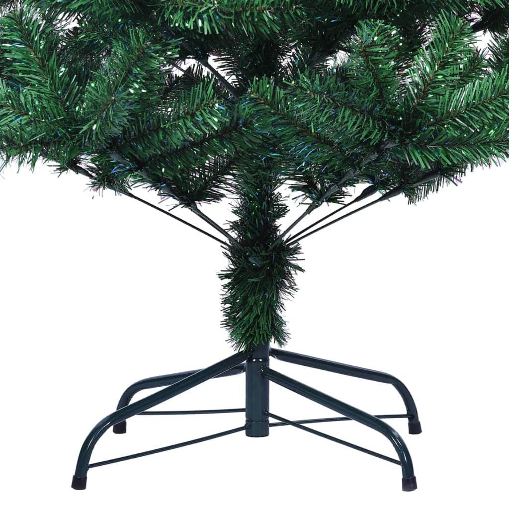 PVC Künstlicher Weihnachtsbaum furnicato 180 Schillernde Spitzen cm Grün