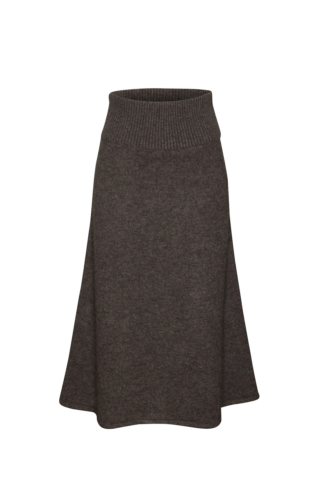 Strickrock Eleganter Damen Kaschmirrock mit feiner Merinowolle weich und warm