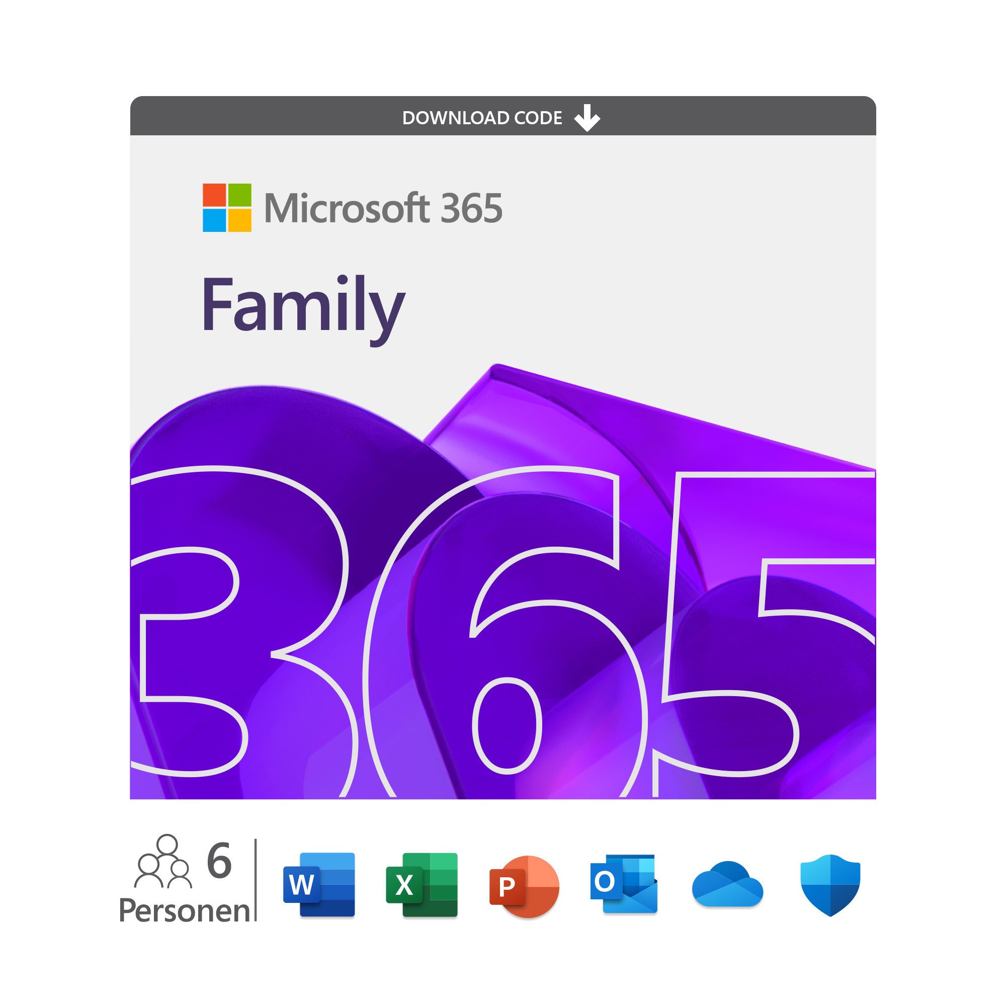 Microsoft Microsoft 365 Family (Download-Code)