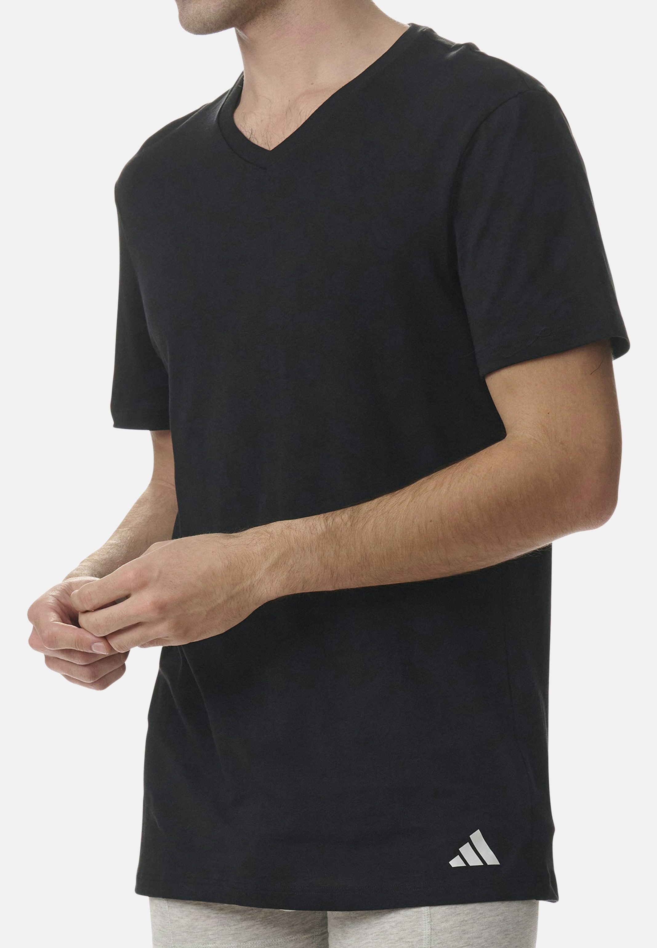 adidas Sportswear Unterhemd 6er Pack Active Core Cotton (Spar-Set, 6-St) Unterhemd / Shirt Kurzarm - Baumwolle - Atmungsaktiv