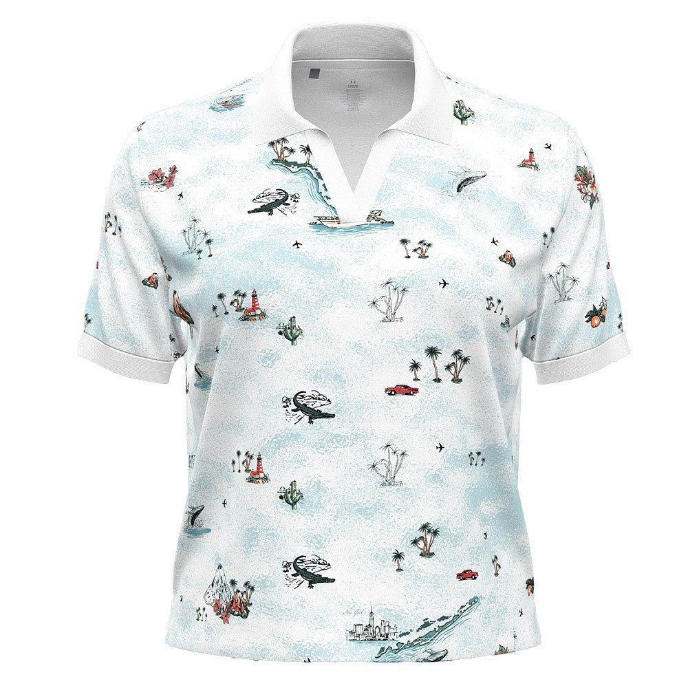 Poloshirt Under Armour Golf Polo ArmourDry Golf Trip Mehrfarbig