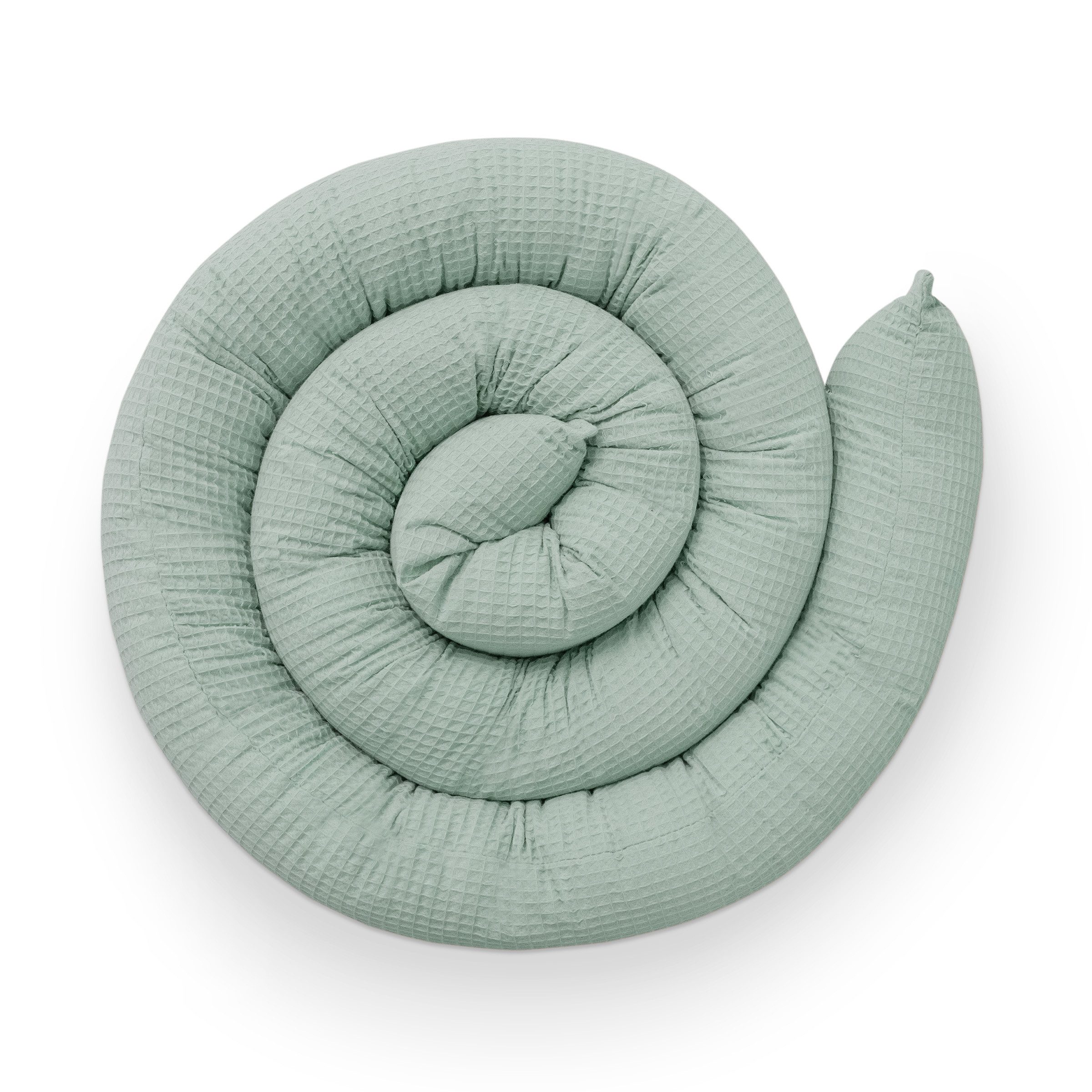 Ehrenkind Nestchenschlange Bettschlange aus 100% Bio-Baumwolle, Schutz und Geborgenheit, (Kuschelschlange, Bettumrandung Babybett), Bettschlange Baby