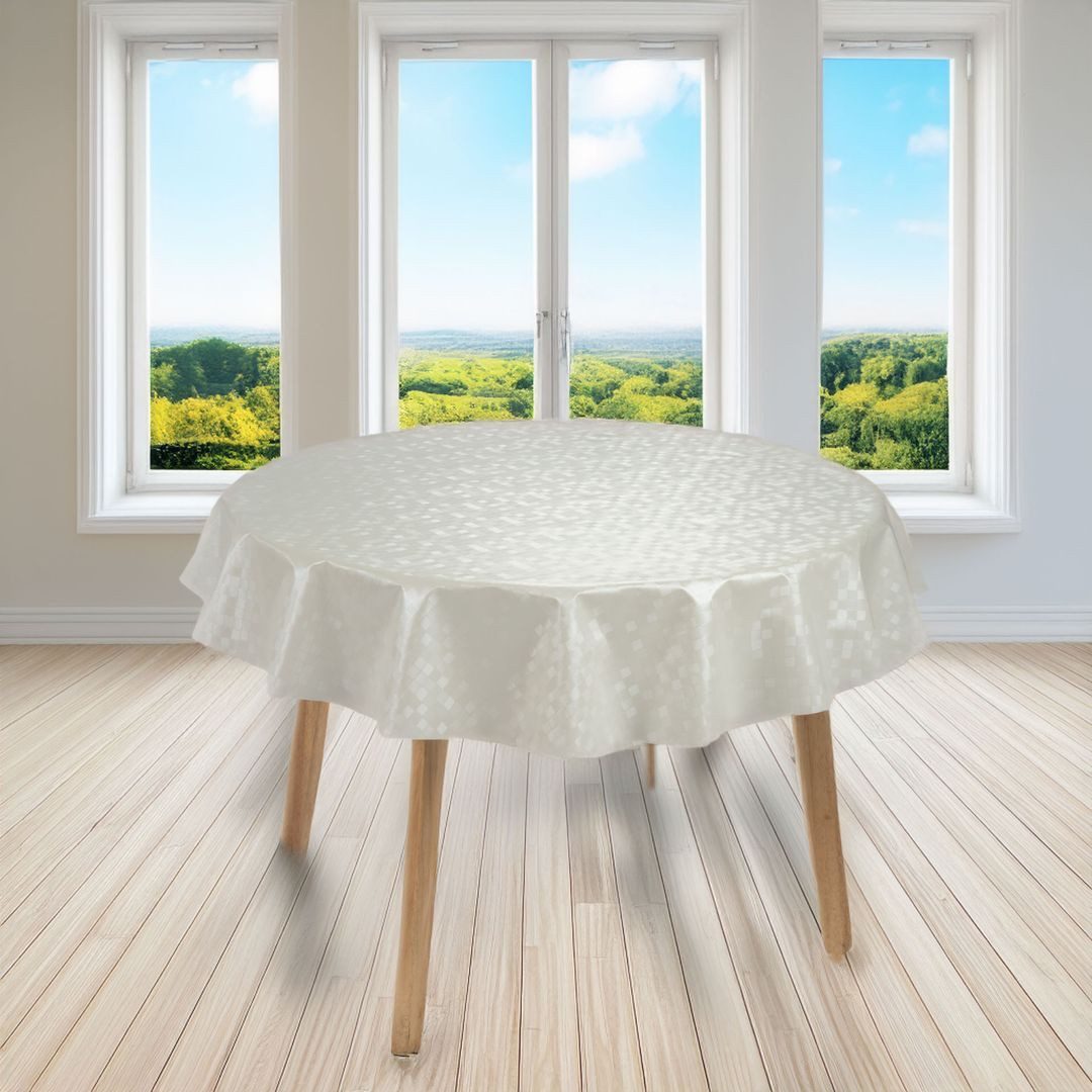 laro Tischdecke runde 140 cm Wachstuchtischdecke günstig online kaufen