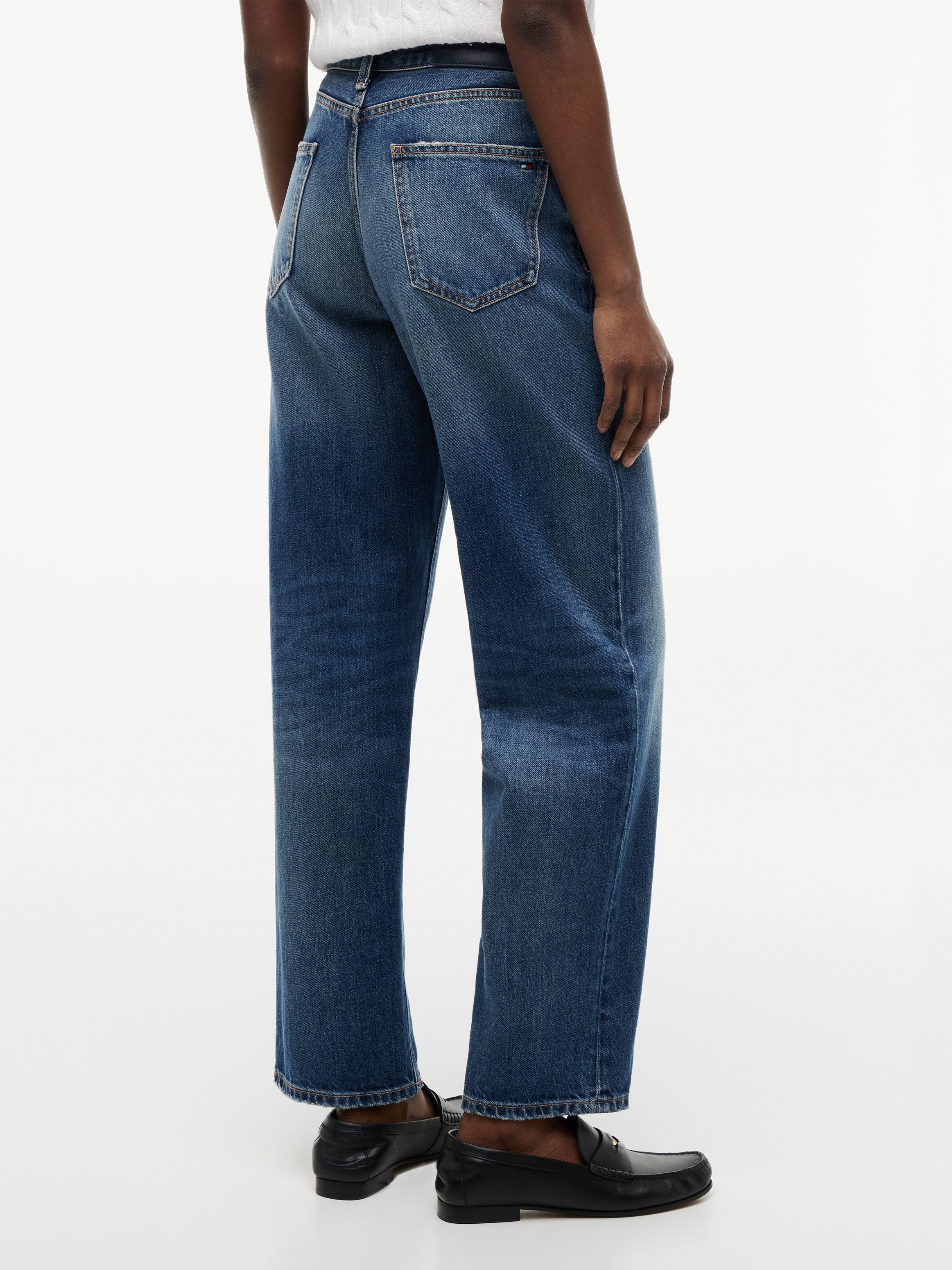 Tommy Hilfiger High-waist-Jeans TAPERED CAM HW ANKLE Baumwolle, knöchellang, high waist