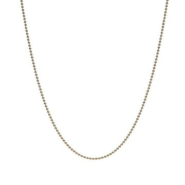 iz-el Silberkette Kette Gold Kugelkette - Basic Halskette, 925 Sterling Silber