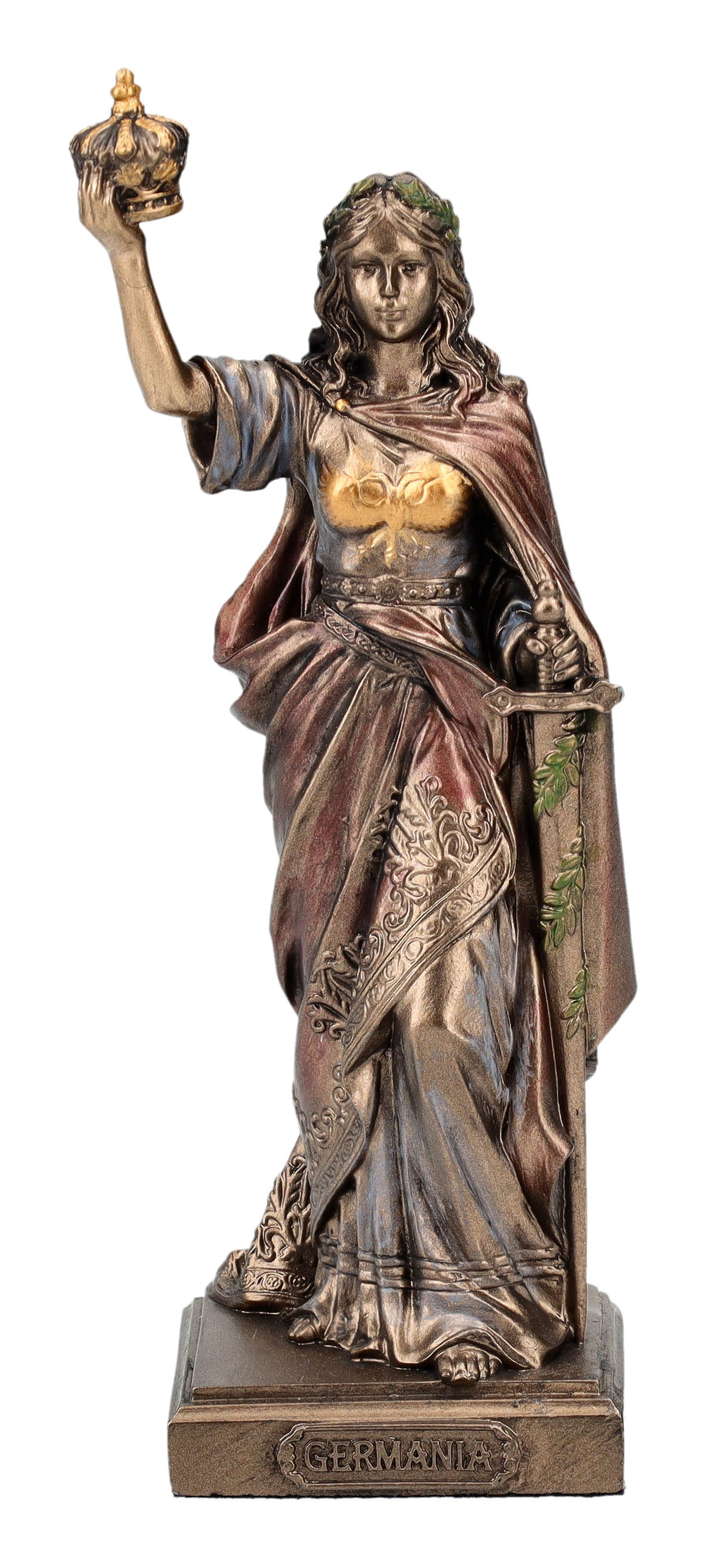 Dekofigur Germania Statue – Veronese Figur Germanische Göttin 10 cm Dekofigur