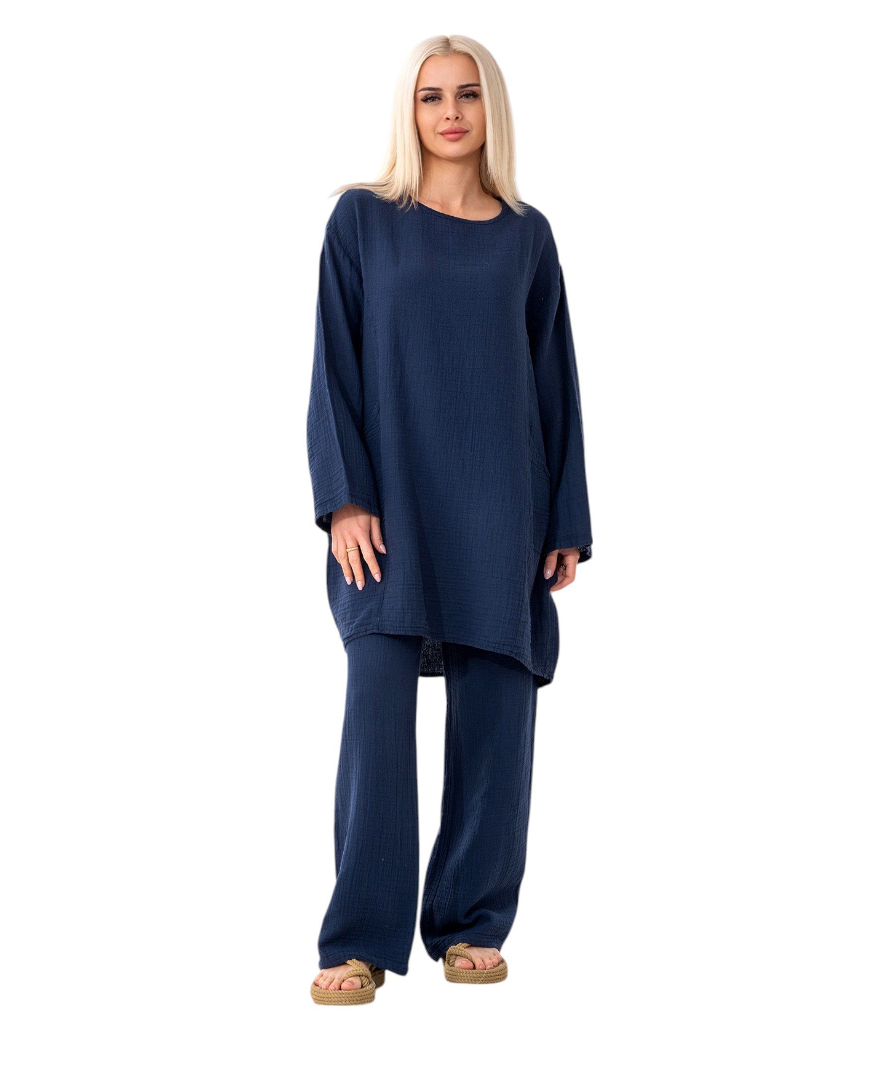 WENOR Schlupfbluse Oversize Musselin Einheitsgröße 34–44, günstig online kaufen