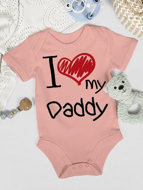 Shirtracer Shirtbody I love my Daddy schwarz Geschenk Vatertag Baby