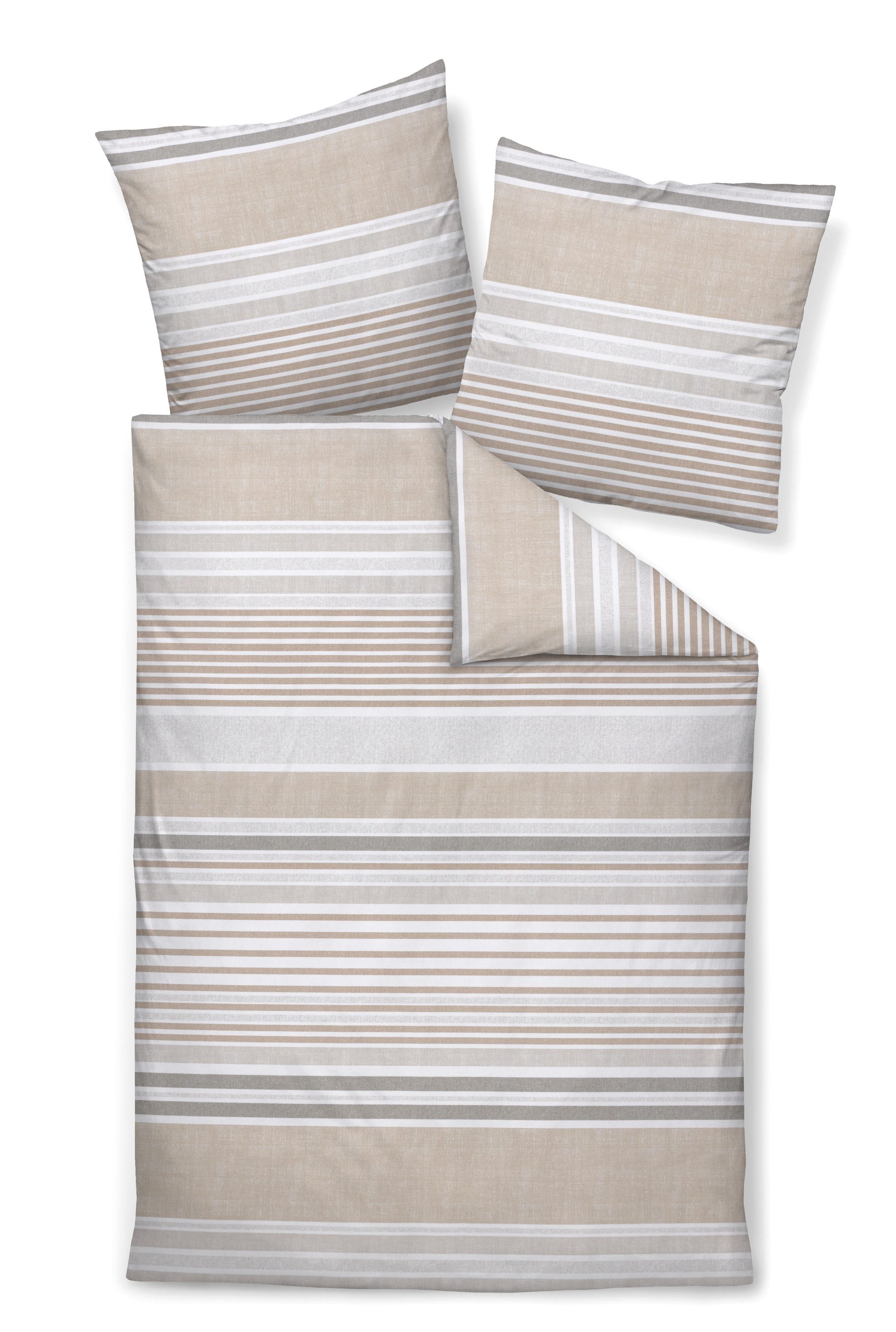 Janine Bettwäsche Edel Baumwolle, Flanell, 2 günstig online kaufen