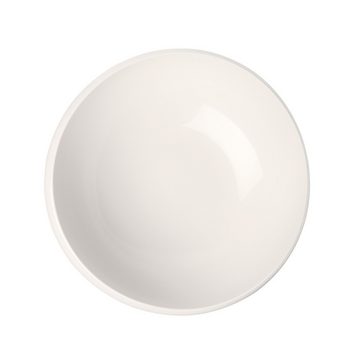 Villeroy & Boch Salatschüssel NewMoon große Schüssel, 2,5 l, weiß, Porzellan, (1-tlg)