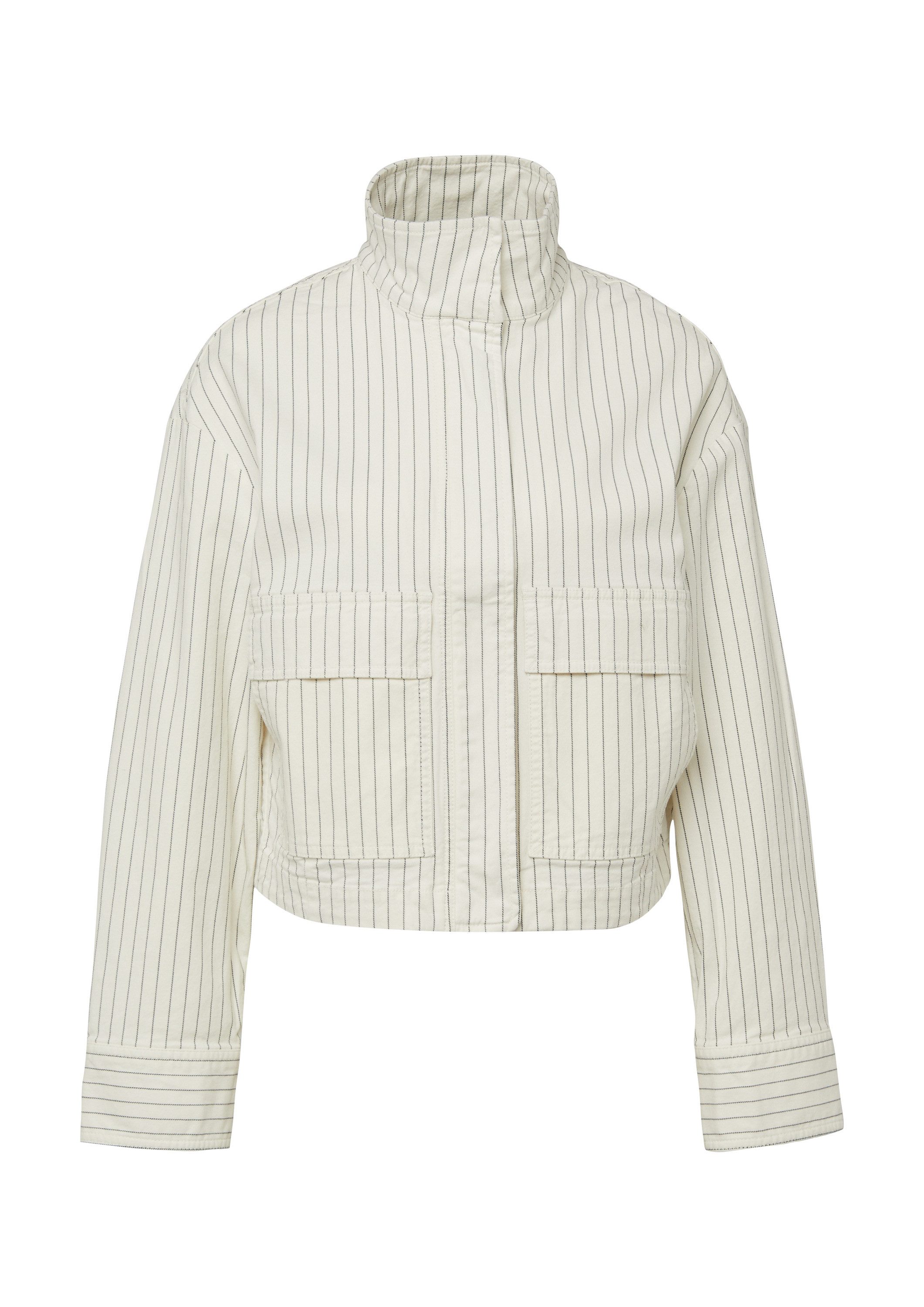 s.Oliver Funktionsjacke Indoor-Jacke Jacke mit Nadelstreifen und Stehkragen günstig online kaufen