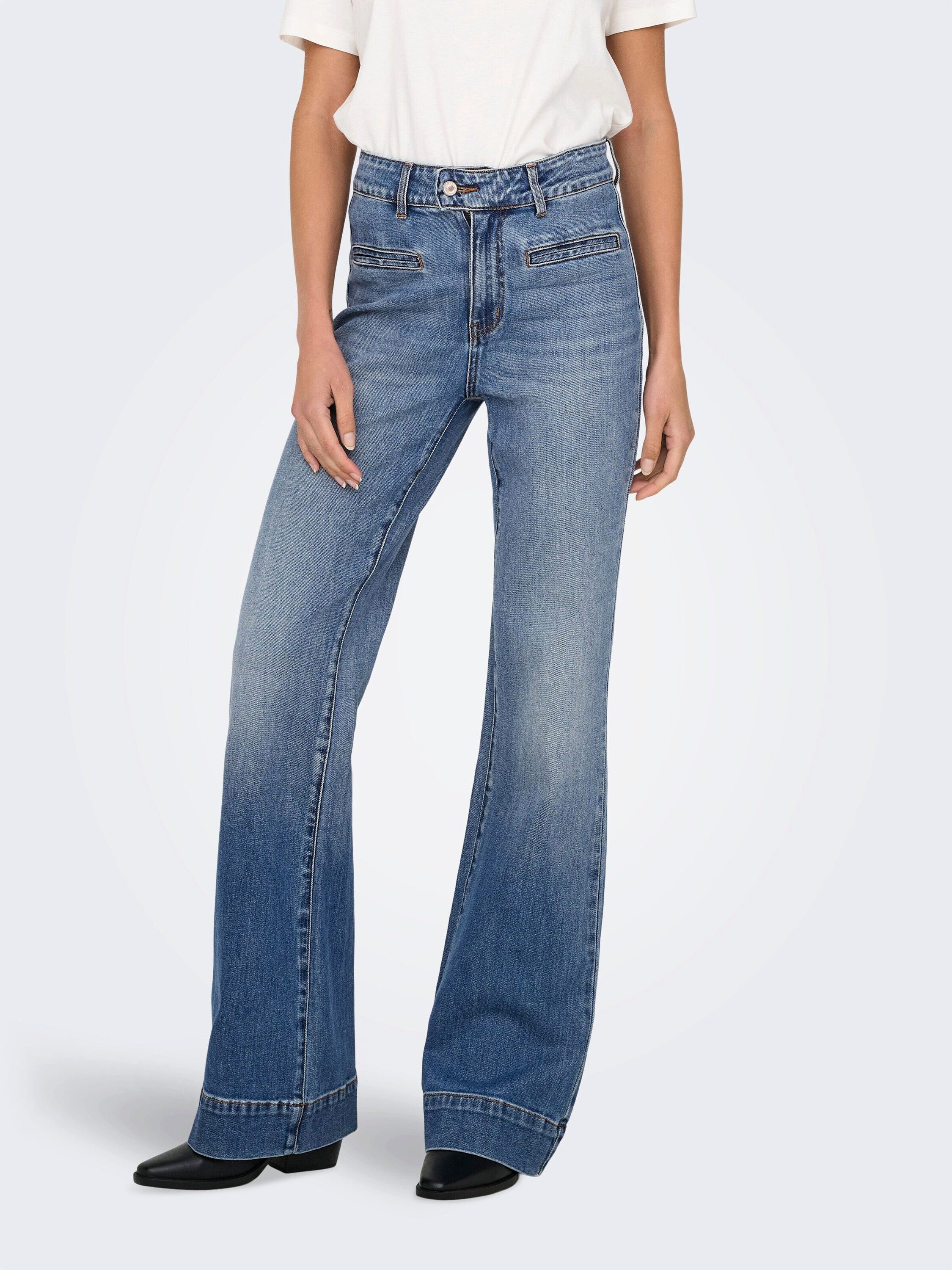 ONLY Weite Jeans ONLJuicy (1-tlg) Plain/ohne Details