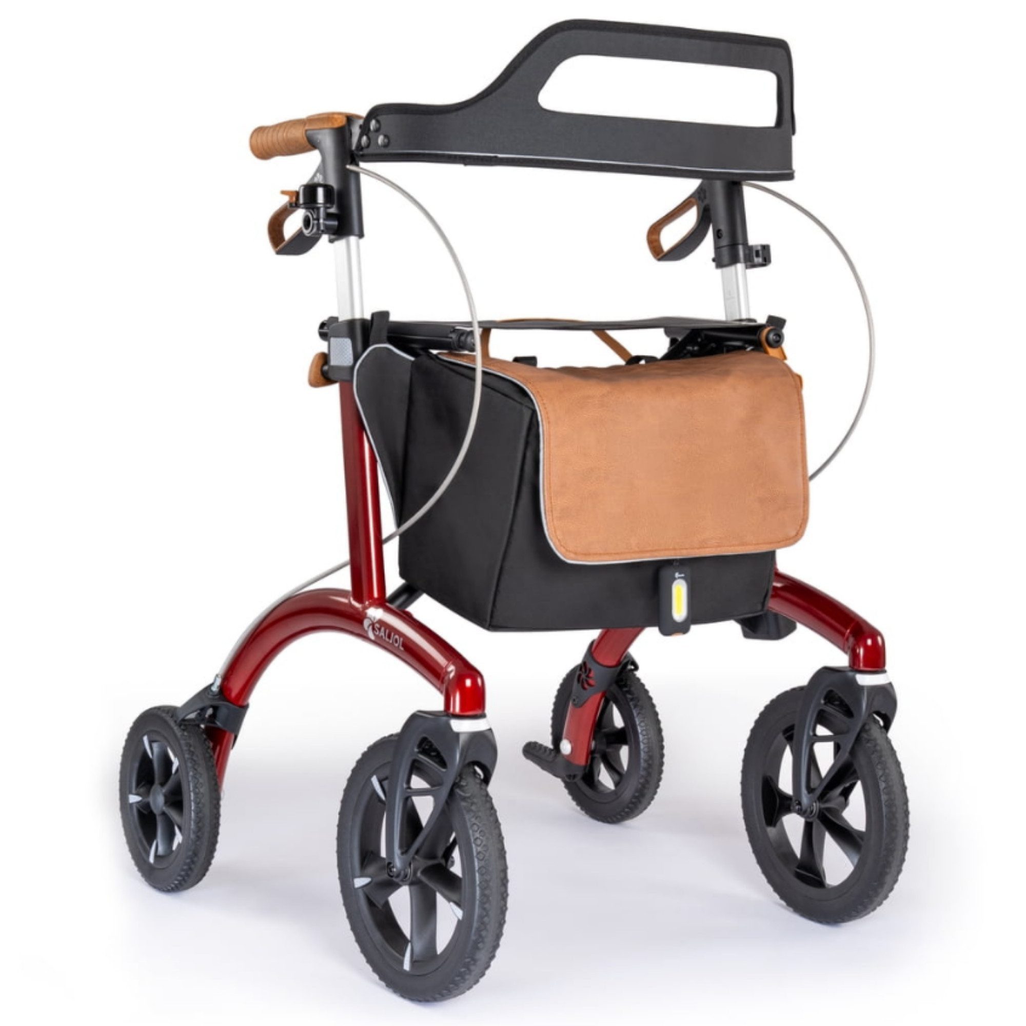 Saljol Rollator Premium Rollator Allround mit Vollausstattung