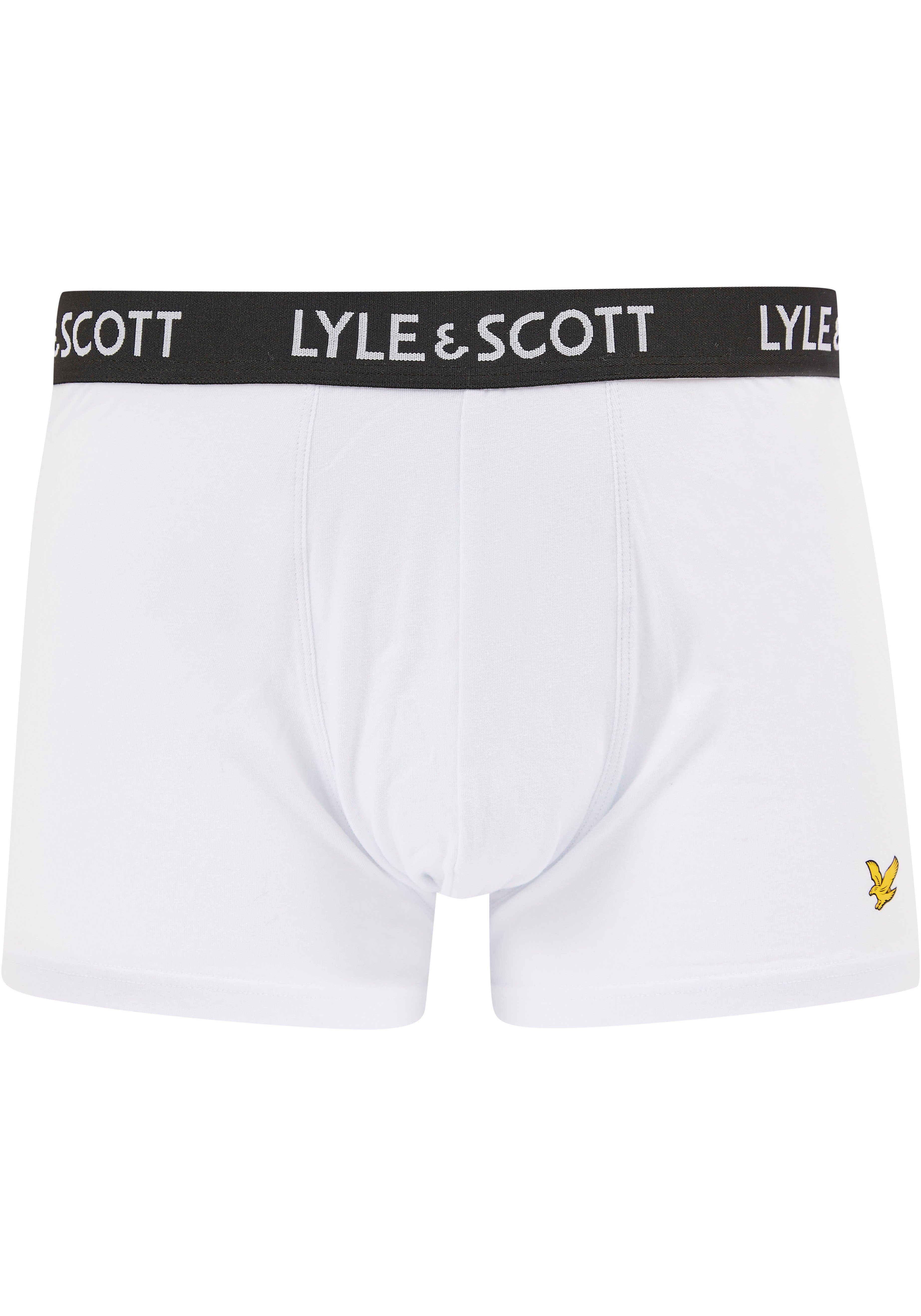 Lyle 5-St) marl/peacoat Boxershorts white/light marl/dark mit Logo-Elastikbund Scott black/bright & grey grey (Packung,