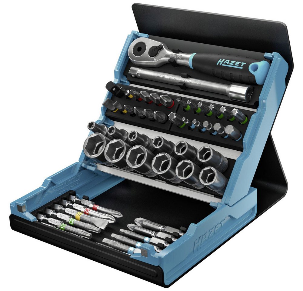 Thumbnail - HAZET Bit-Set Hazet SmartCase 2200SC-2 Bit-Set 50teilig Innen-Sechskant, Schlitz, Kr