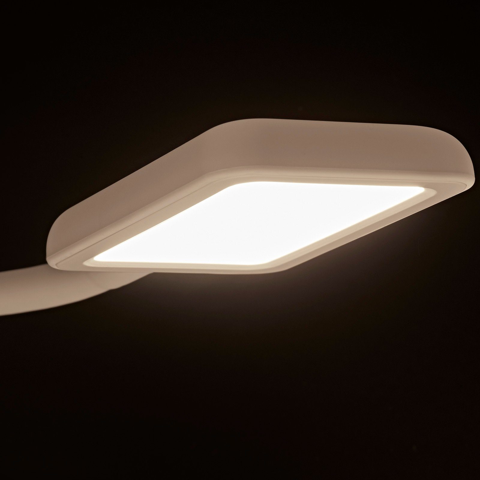 SO-TECH® LED Unterbauleuchte LED Bett- und Leseleuchte mit flexiblem Leuchtenarm & Touch, Weiß (ohne USB)