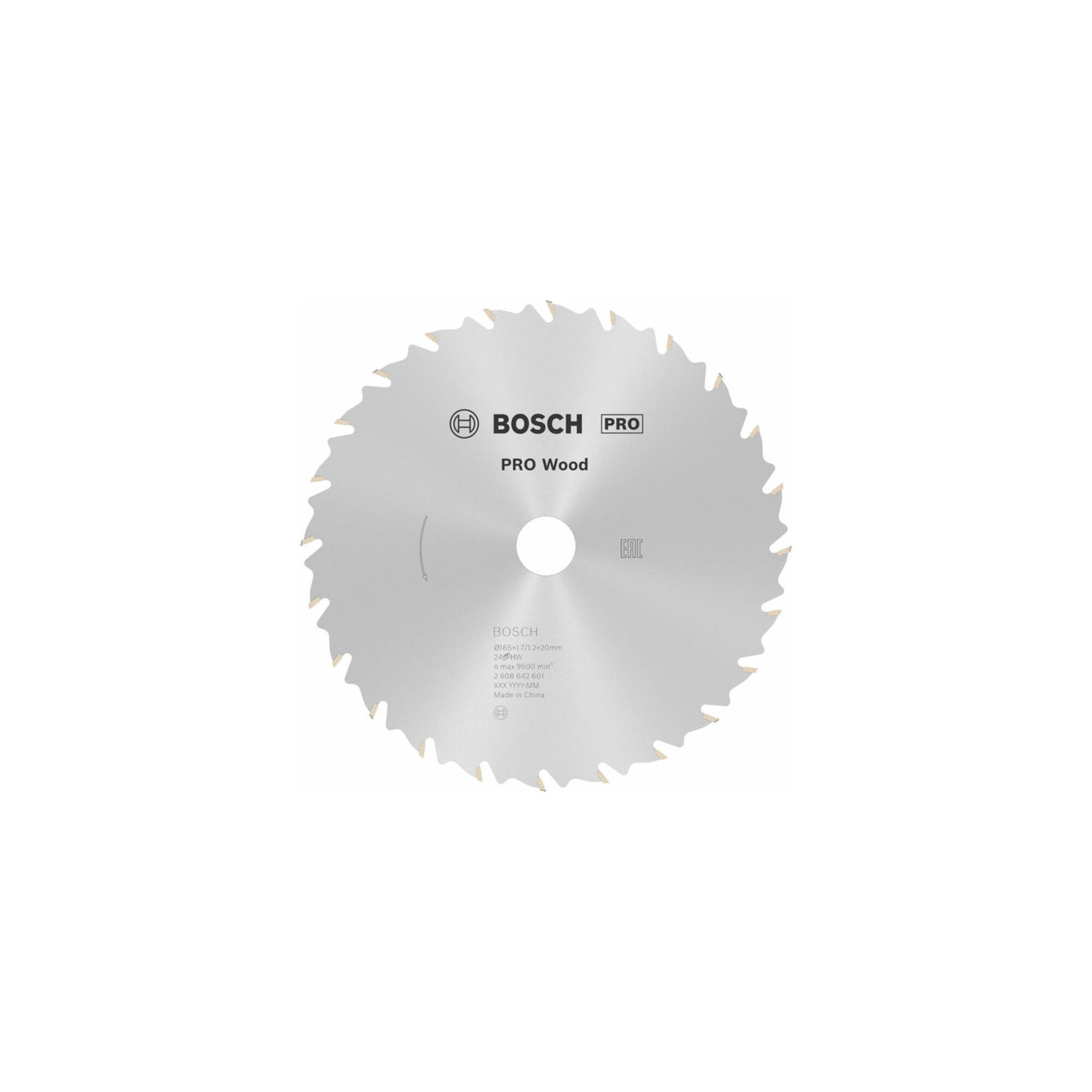 Bosch Professional Kreissägeblatt Bosch Kreissägeblatt Speedline Wood 165 x 20/16 x 1,7 mm 24