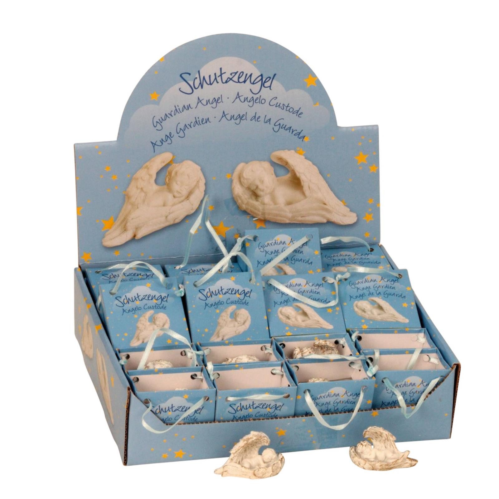 Geschenkestadl Engelfigur 24 Schutzengel-Figuren als liebevolle Gastgeschenke – 2 Motive (24 St)