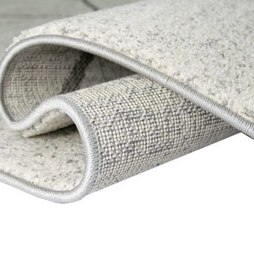 Teppich Wohnzimmerteppich modernes marokkanisches Rauten Muster in creme grau, Teppich-Traum, rechteckig, Höhe: 1.4 mm
