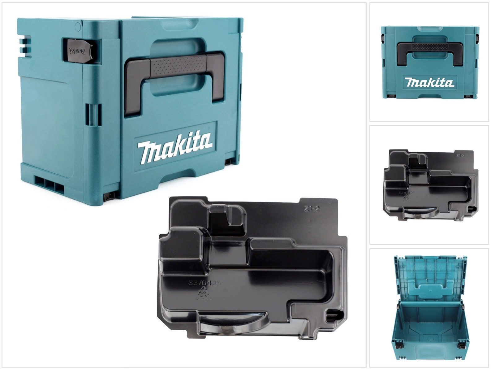 Makita Werkzeugkoffer MAKPAC 3 Systemkoffer + Einlage für Makita BSS / DSS 610