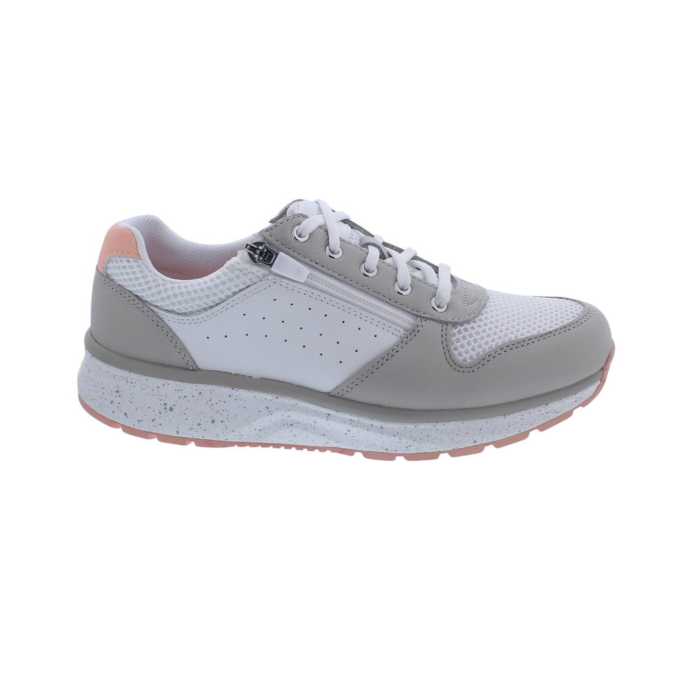 Joya Joya Dynamo Zip Women Sneaker, White-beige, Premium-Glattleder / Texti Schnürschuh