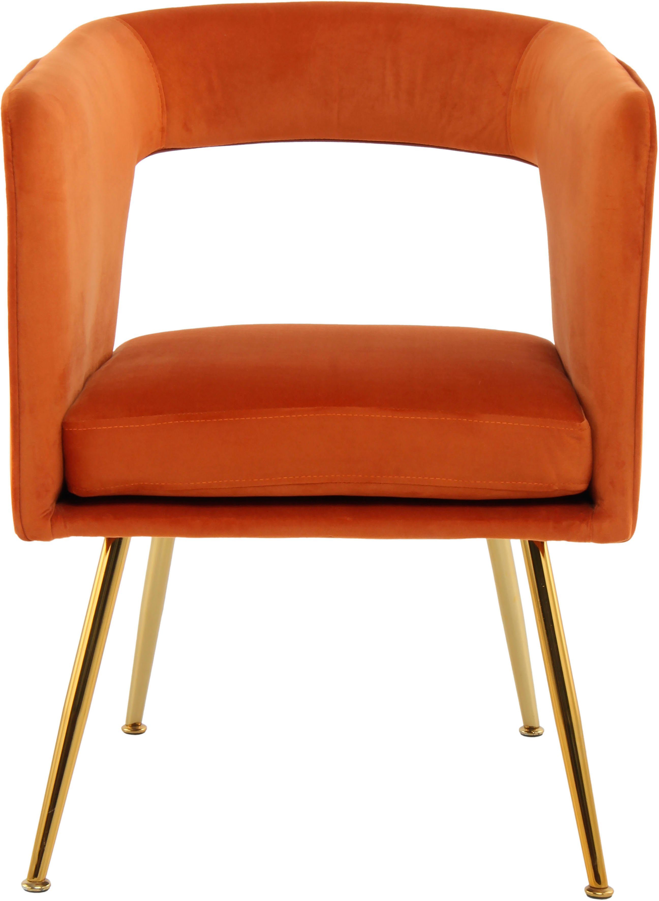 (1 Stück) orange Stuhl, Kayoom