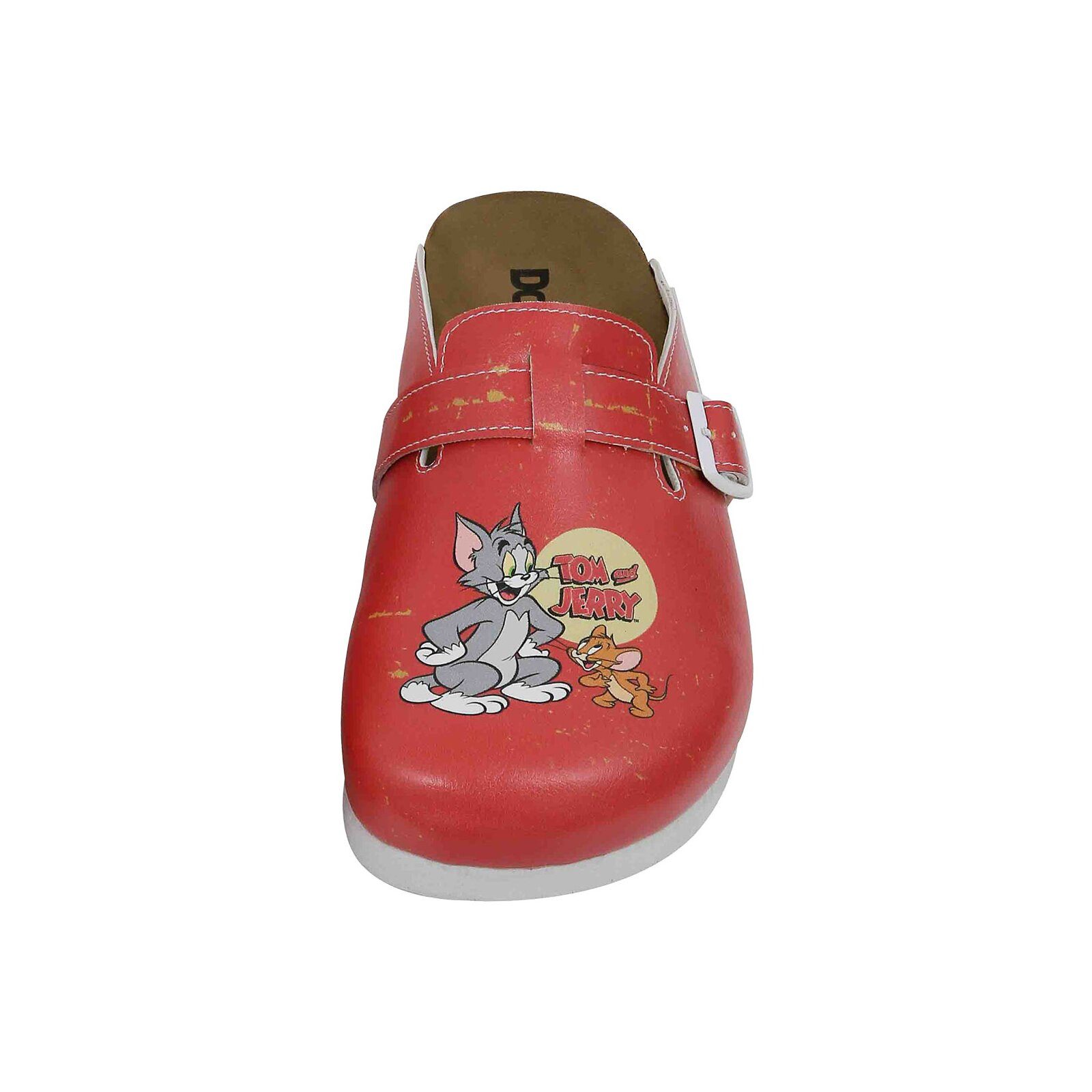 DOGO Comfie Pantoletten Hausschuhe Tom & Jerry Damen Sandalen Hausschuh Handgefertigt
