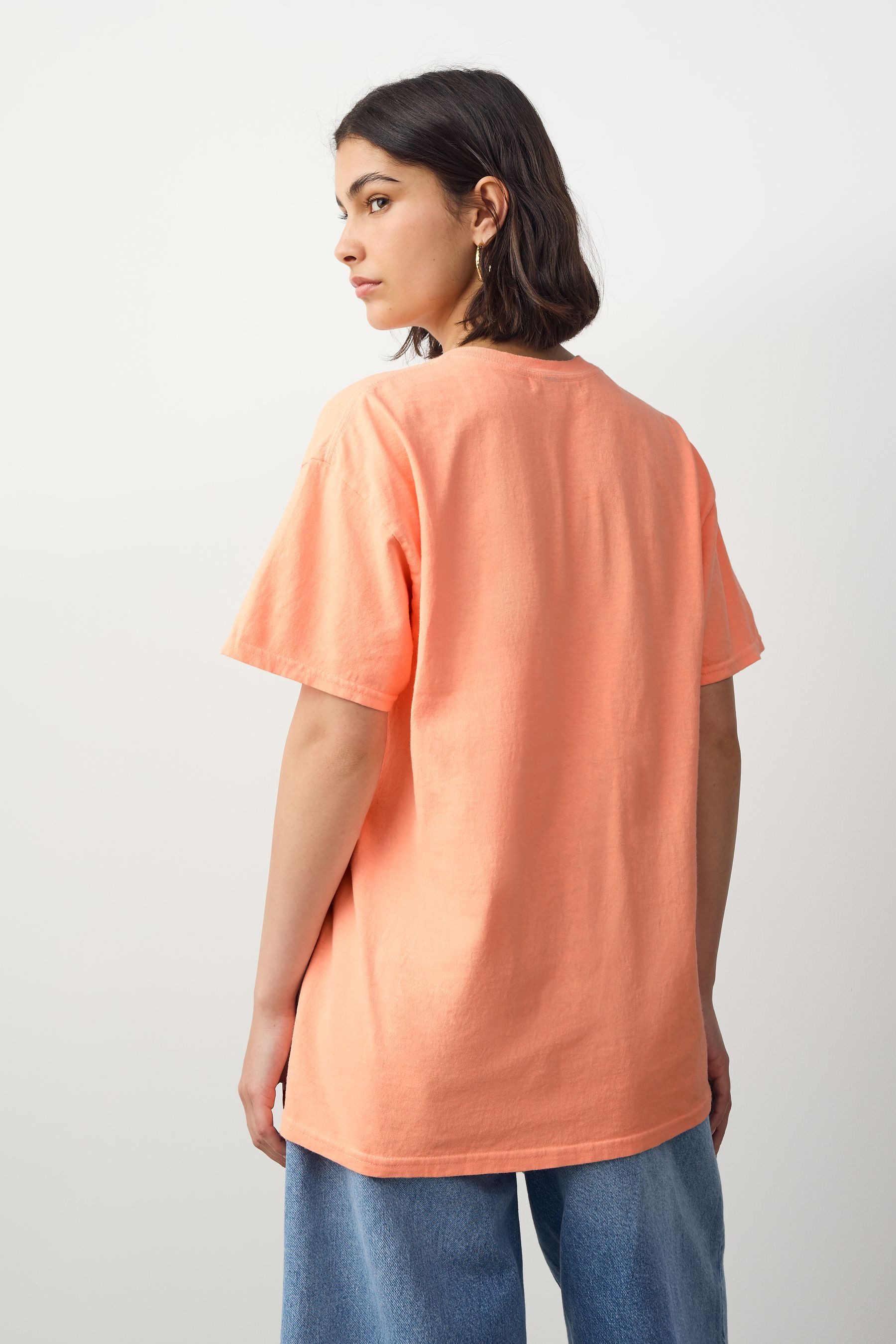 Next T-Shirt Oversized Fit T-Shirt mit Print, LA City Grafik (1-tlg)
