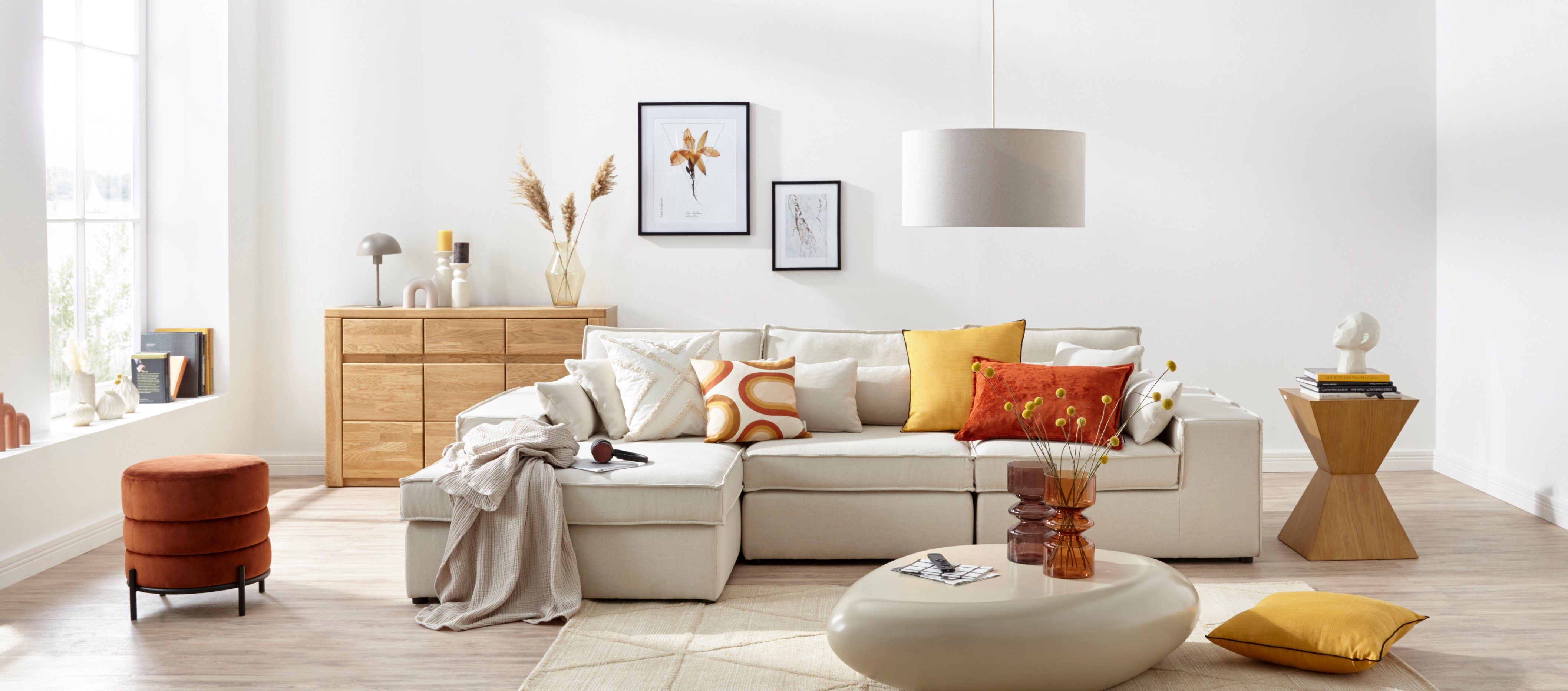 LeGer Home by Lena Gercke Tischleuchte Linnea Pilz Lampe, ohne Leuchtmittel günstig online kaufen