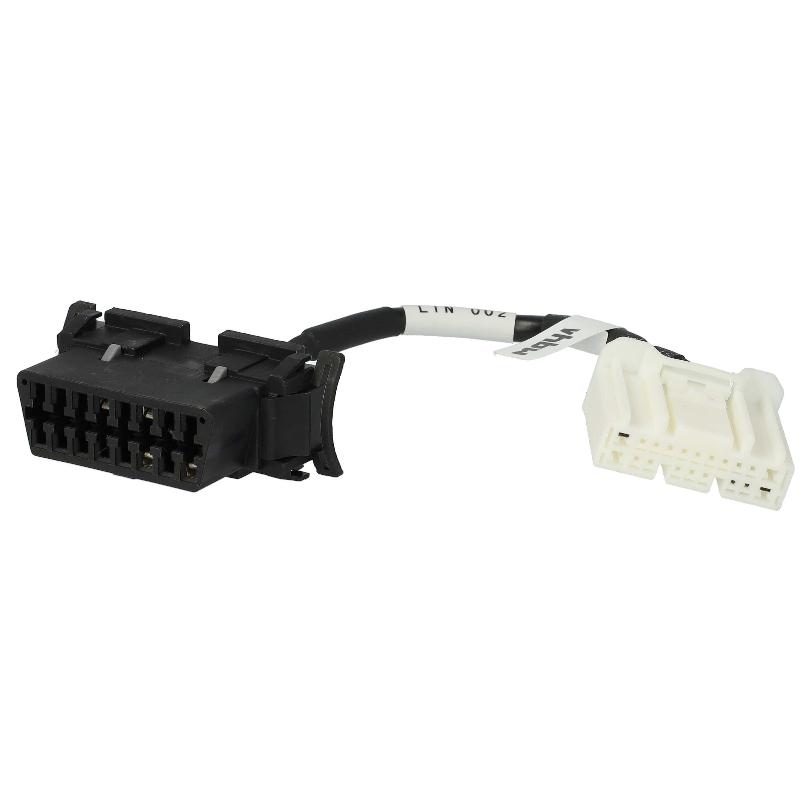vhbw passend für Tesla 09/2015-01/2021 Model S, Model X Auto / Elektroauto Computer-Kabel