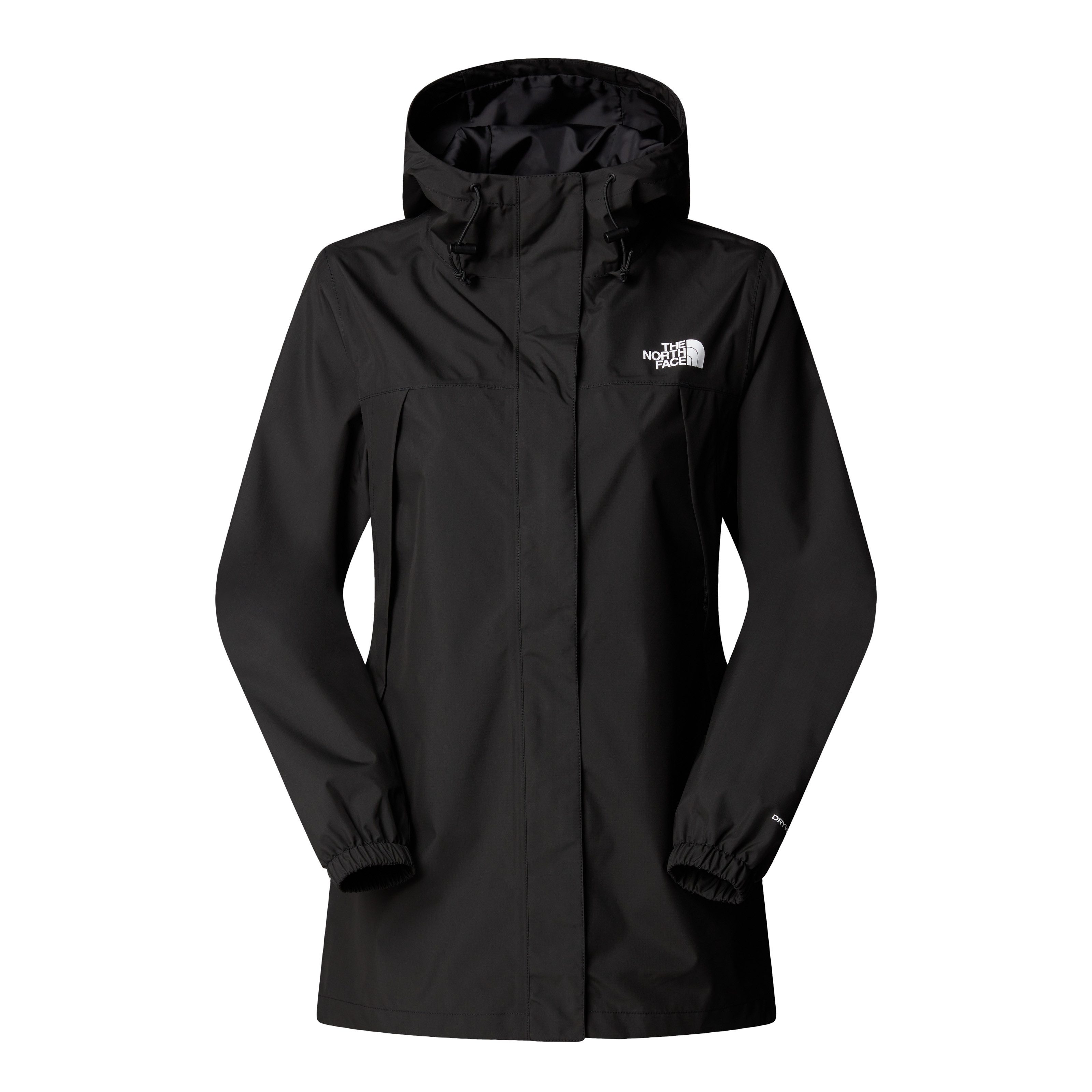 The North Face Regenmantel Antora Regenparka für Damen mit DryVent™-Technologie, dreiteilige, verstellbare Kapuze