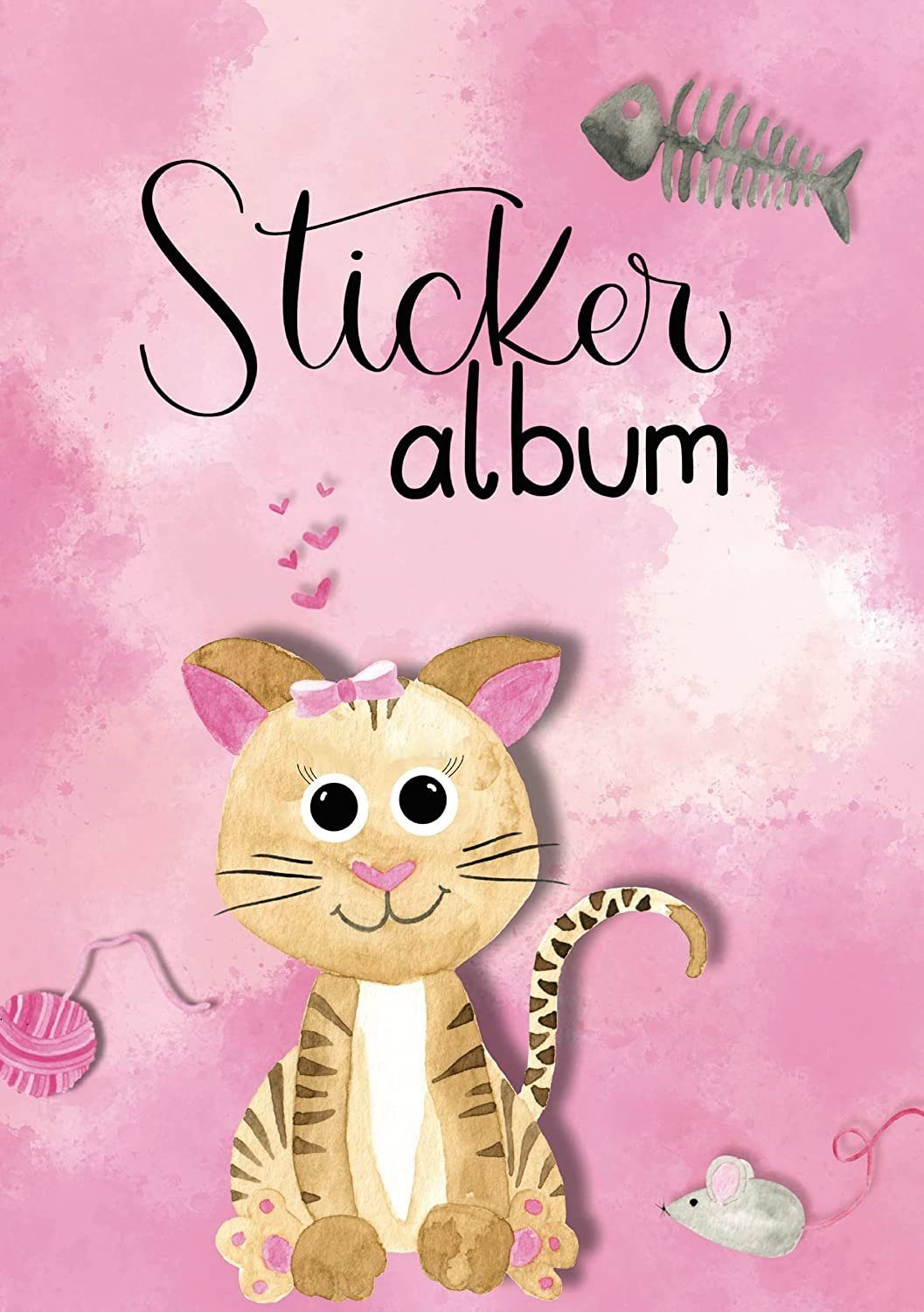 Avery Zweckform Stickerbuch AVERY Zweckform ZDesign KIDS Stickeralbum "Katze", DIN A5