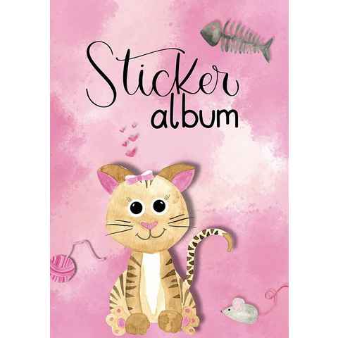 Avery Zweckform Stickerbuch AVERY Zweckform ZDesign KIDS Stickeralbum "Katze", DIN A5