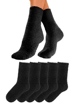 Lavana Kuschelsocken (Set, 5-Paar) ideal als Hausschuhersatz