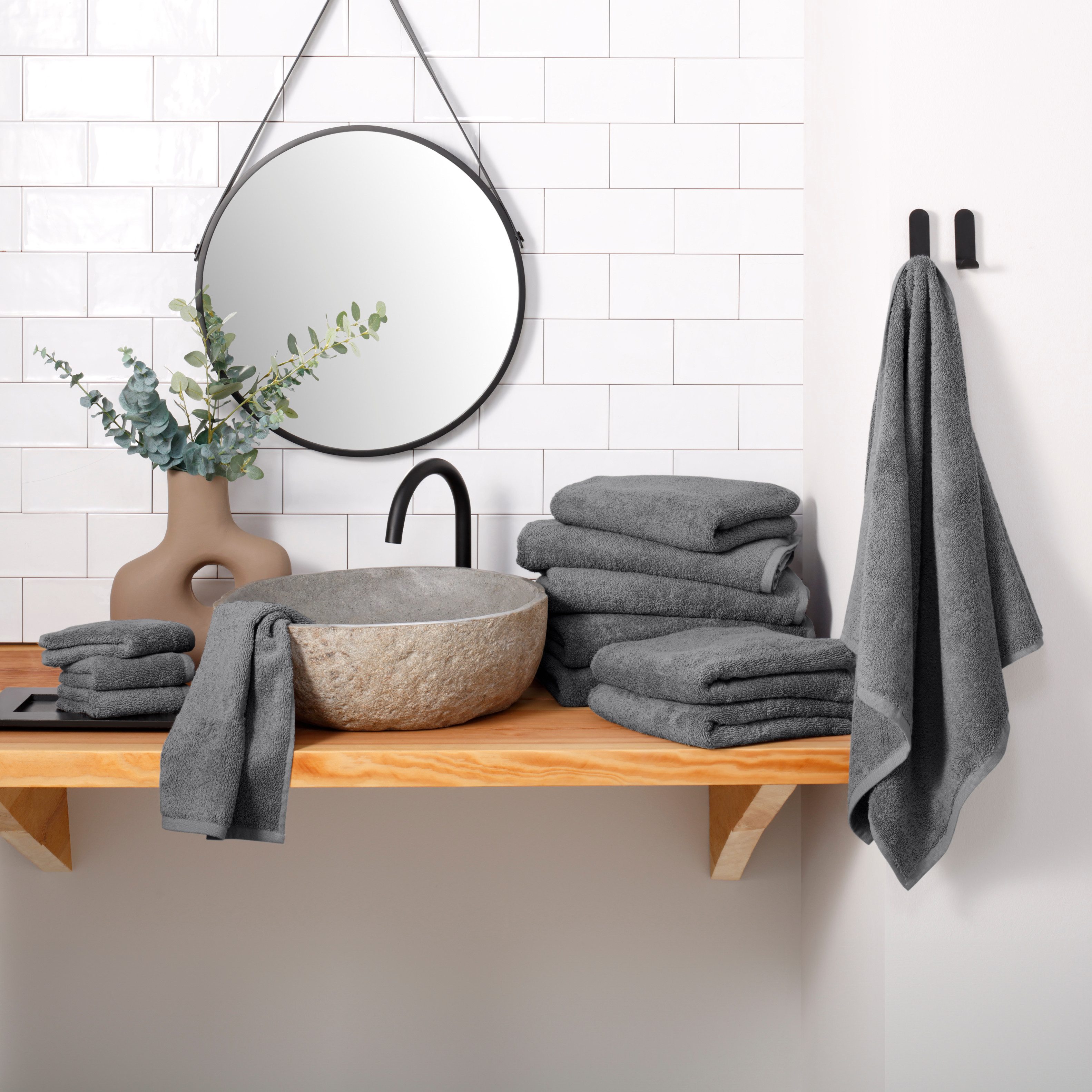 my home Handtuch Set Merida, Duschtücher, günstig online kaufen