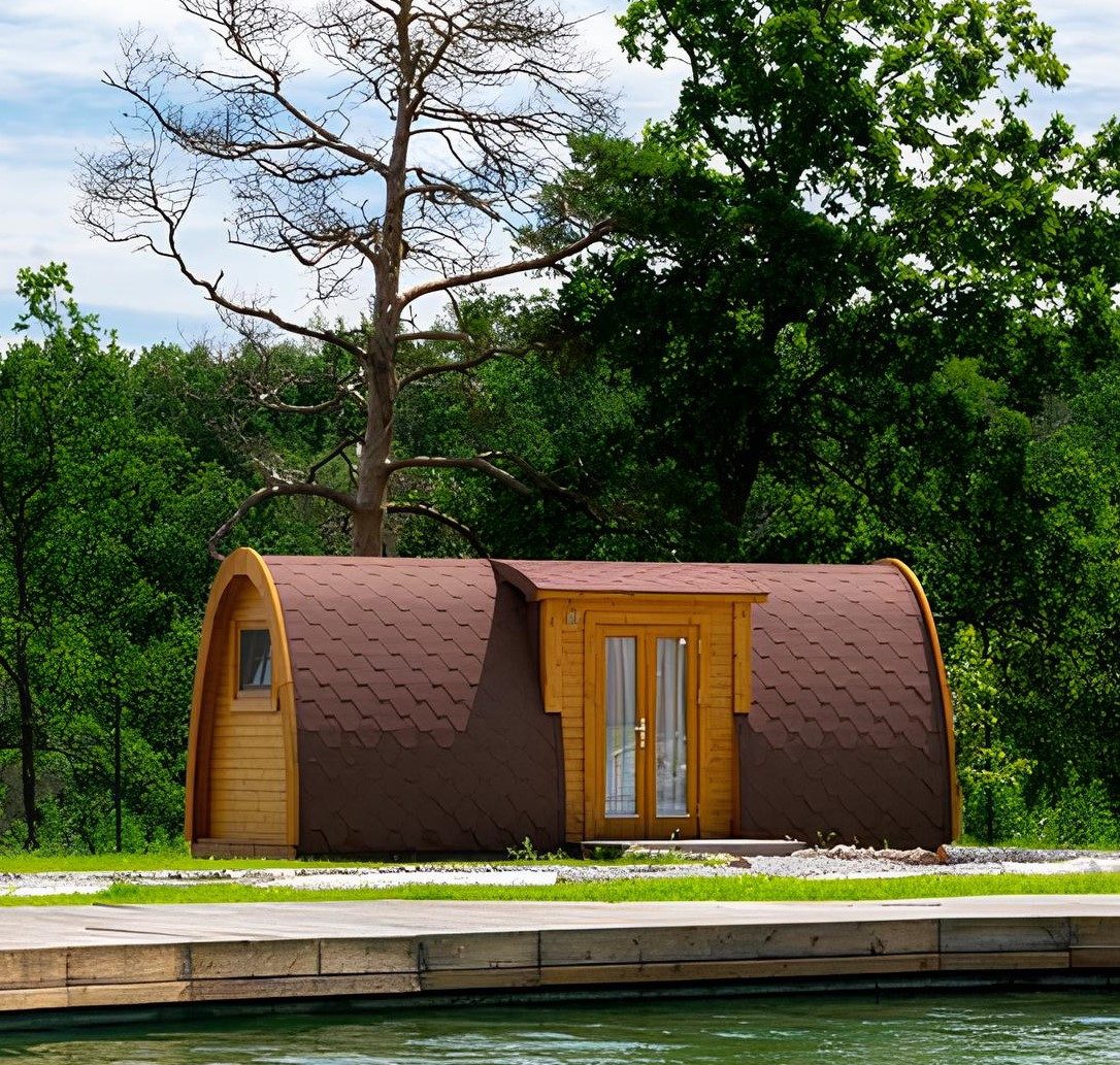 Xlmoebel Gartenhaus Holzhaus für Camping und Freizeit, gemütlich und vielseitig nutzbar, (Camping Haus LCP593002), Hergestellt in Europa