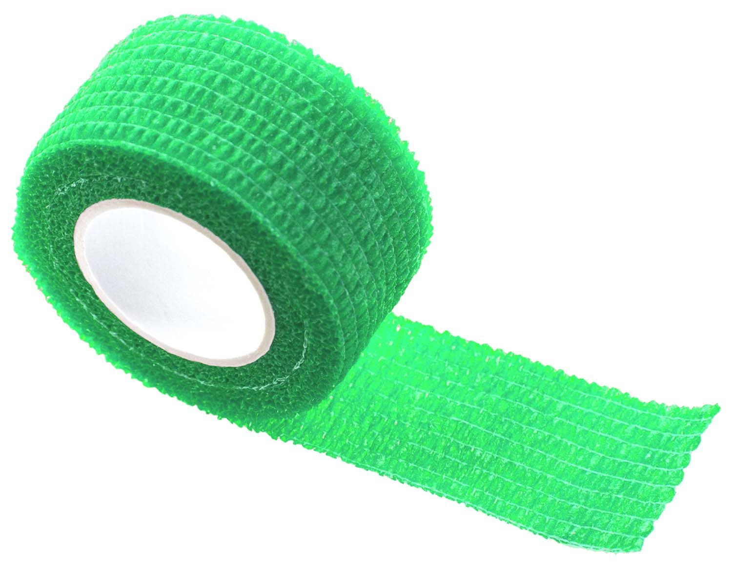 FIGO Bandage Selbsthaftende Bandage 25mm x 4500mm Hellgrün (Rolle, 1-tlg., selbsthaftende Bandage), Haftbandage Fixierbinde Bandage Verband Fingerpflaster Fingerverband