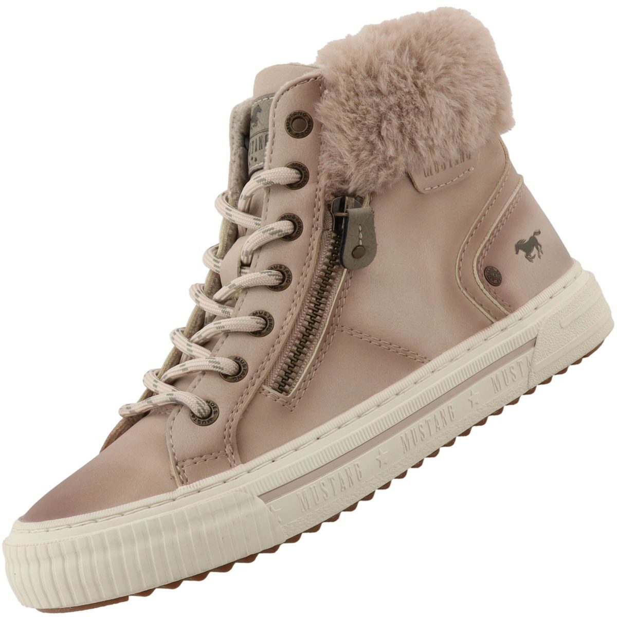 Mustang Shoes 15M0112003-cream Stiefelette günstig online kaufen