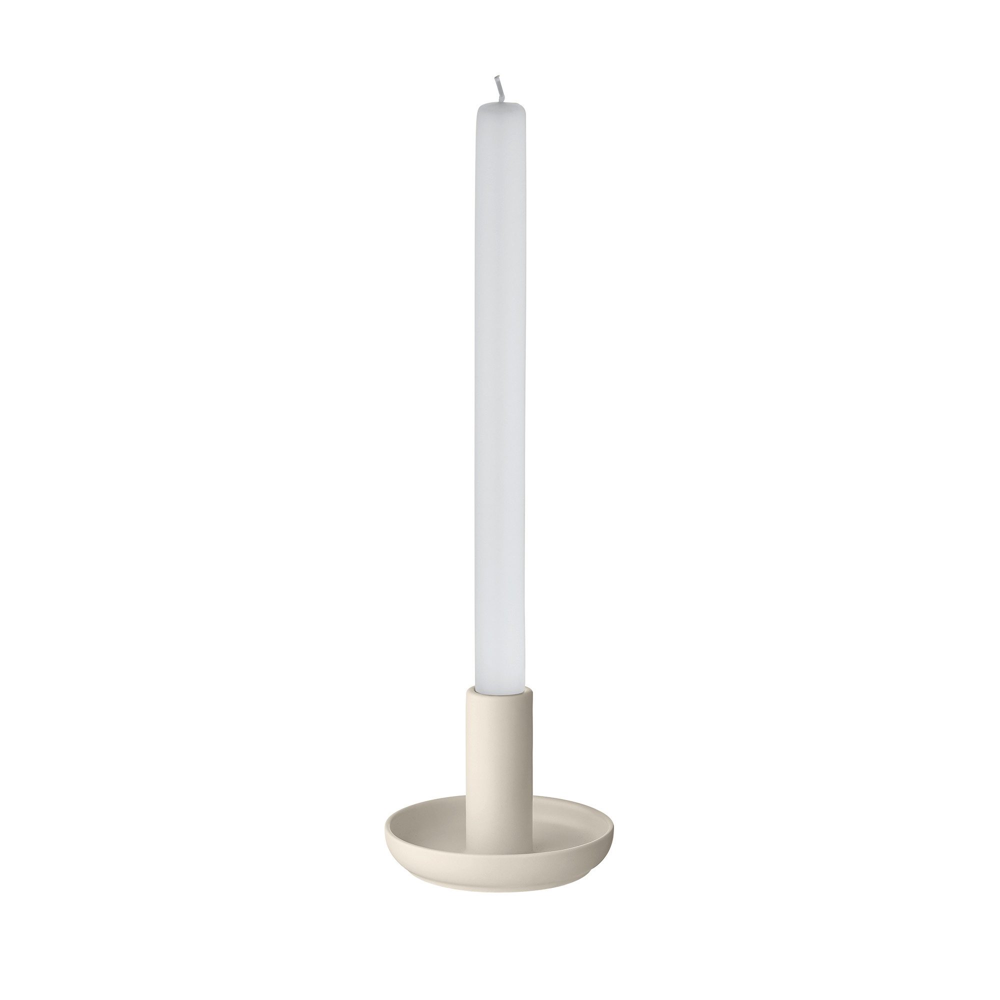 blomus Kerzenhalter -VELA- Teelichthalter, Kerzenständer, Dekokerzen: Modernes Design (1 St), Hochwertige Keramik, leichte Reinigung, für Standardkerzen