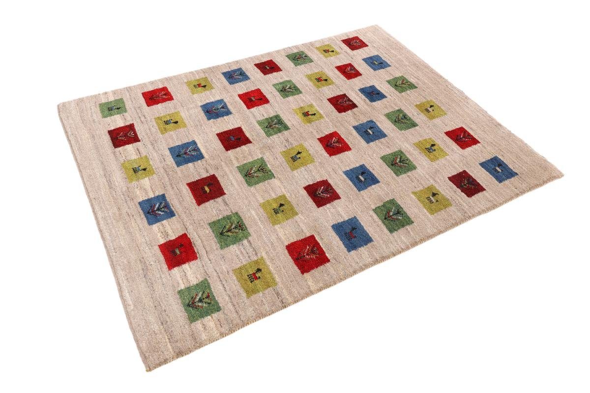 Moderner Orientteppich Nain Trading, 150x200 Handgeknüpfter 18 Höhe: Nature mm Perser Gabbeh Orientteppich, rechteckig,