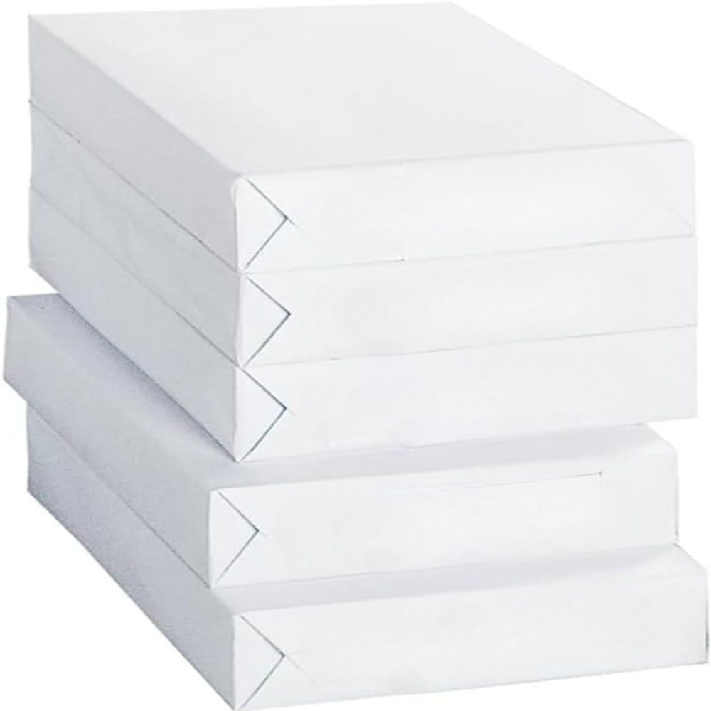 Gedikum Druckerpapier Kopierpapier Druckerpapier DIN A4 - 75g/m² Papier 2500 Papier, Laserpapier - Faxpapier - 5 Packungen - 2500 Blatt - Weiß