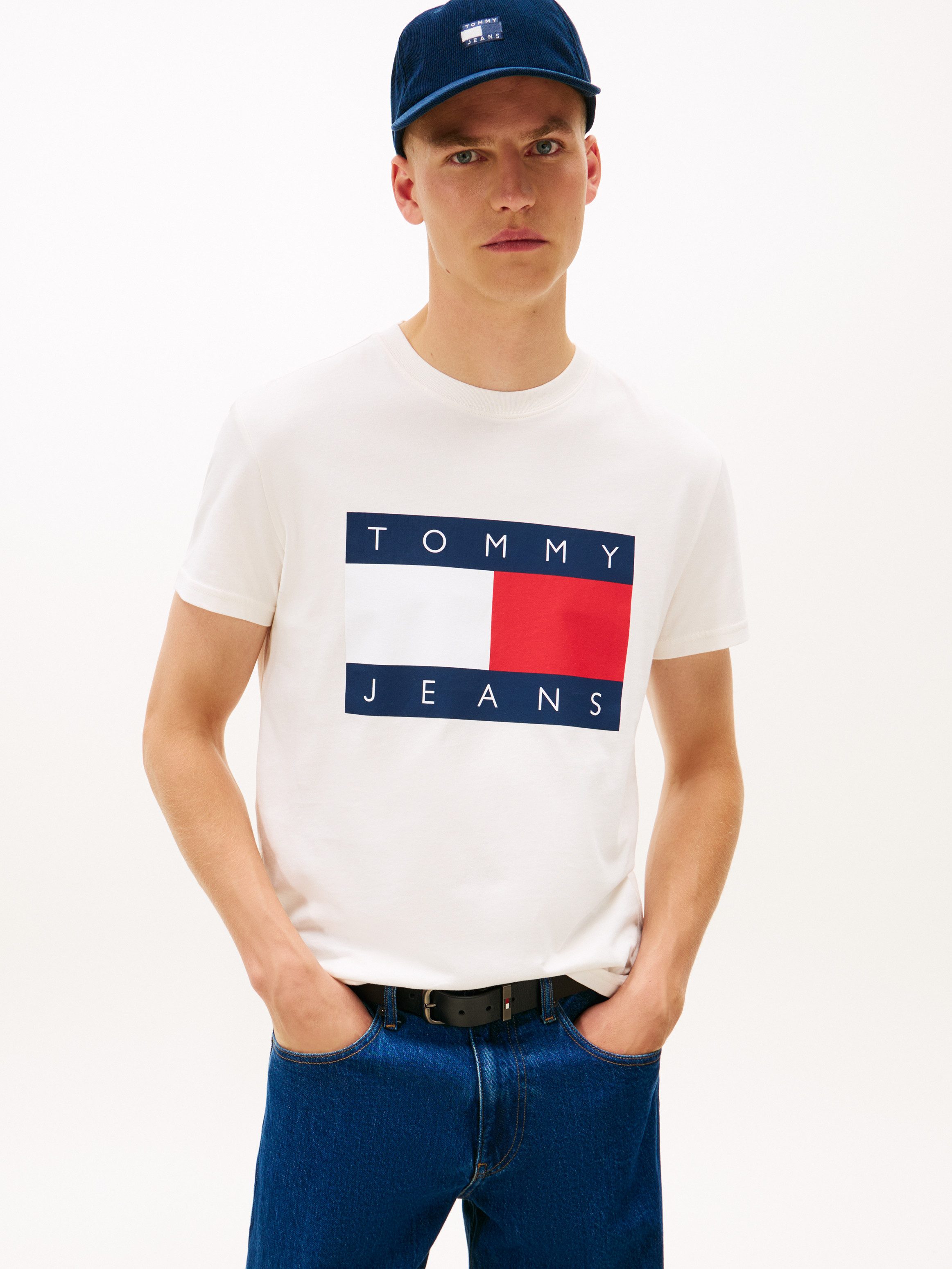 Tommy Jeans T-Shirt Rundhalsausschnitt, Regular Fit, günstig online kaufen