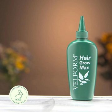 Velform® Haarkur Hair Grow Max Haarwasser, Spar-Set, 1-tlg., 1er oder 3er Pack, Haarwuchsmittel aus 22 Pflanzen mit natürlichen Inhaltsstoffen
