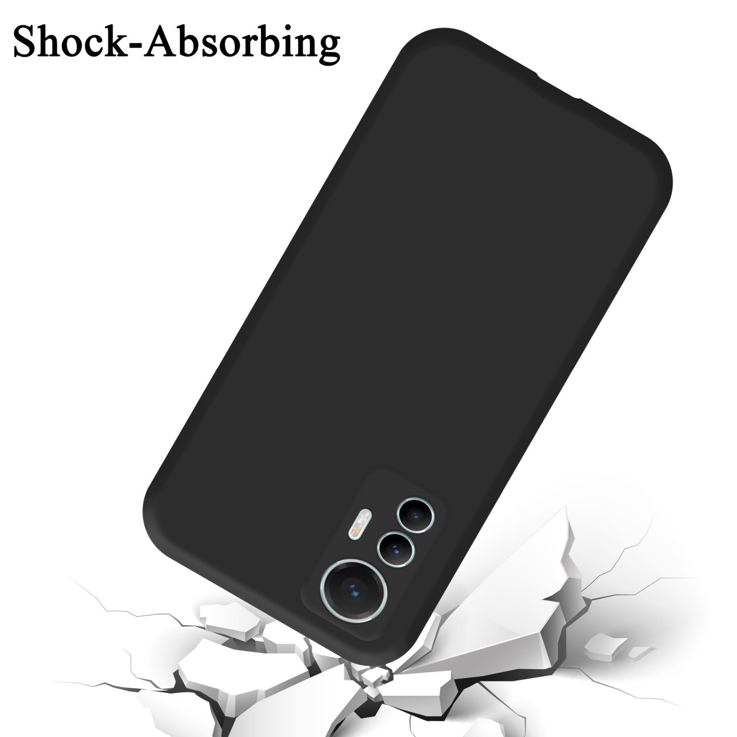 Cadorabo Handyhülle für Xiaomi 12 LITE Hülle Xiaomi 12 LITE, Flexible Hülle TPU Silikon Schutzhülle Back Cover Case