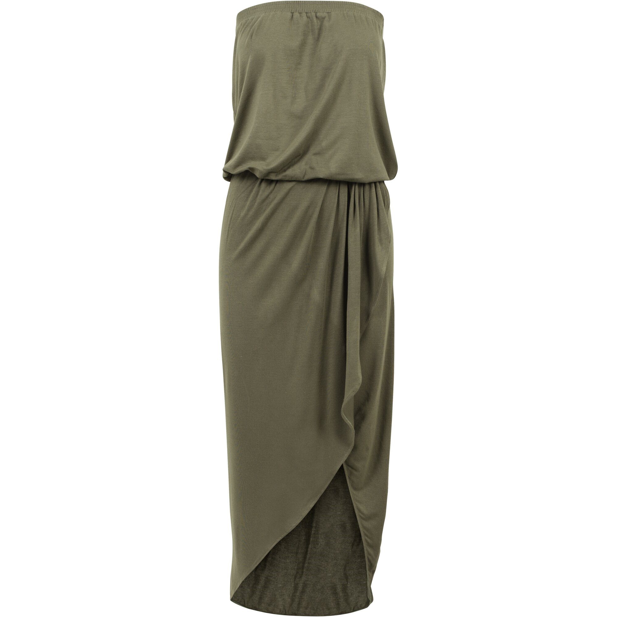 URBAN CLASSICS Shirtkleid Urban Classics Damen Ladies Viscose Bandeau Dress günstig online kaufen
