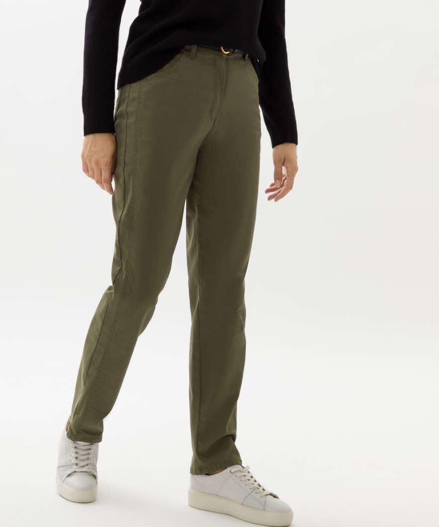 RAPHAELA by BRAX 5-Pocket-Jeans Style CORRY NEW dunkelgrün